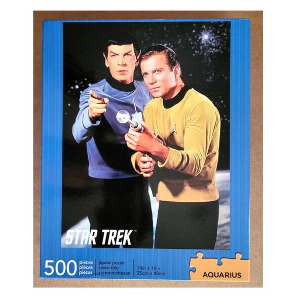 Aquarius STAR TREK Kirk Spock Jigsaw Puzzle 500 pieces - Picture 3 of 8